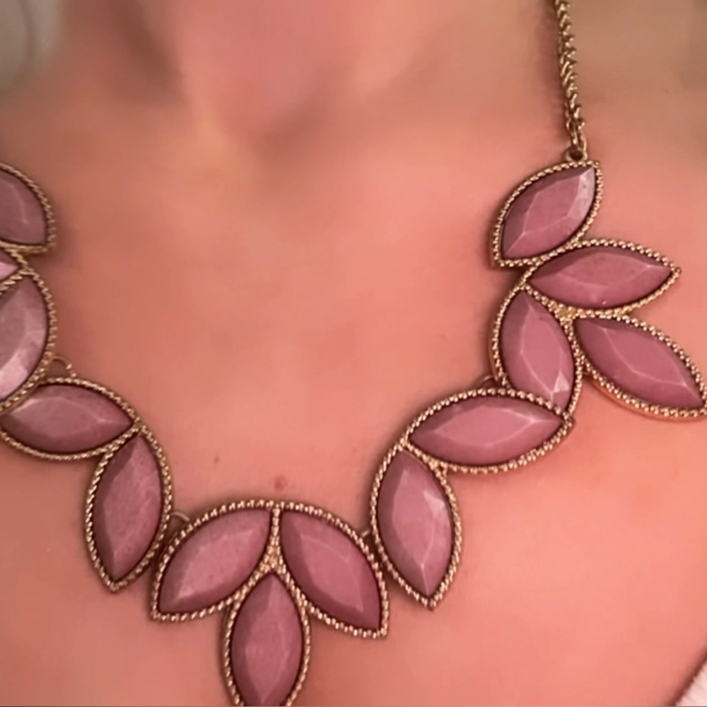 Beaded chunky necklace